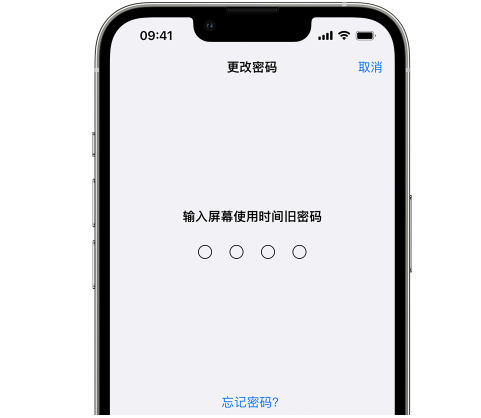 殷都iPhone屏幕维修分享iPhone屏幕使用时间密码忘记了怎么办 