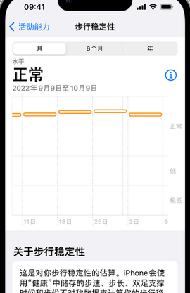 殷都iPhone手机维修如何在iPhone开启'步行稳定性通知'