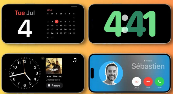 殷都苹果手机维修分享iOS17横屏充电待机显示有什么好处 