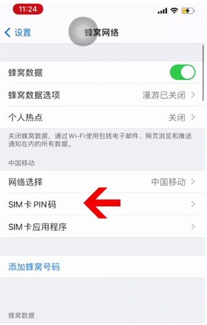 殷都苹果14维修网分享如何给iPhone14的SIM卡设置密码 