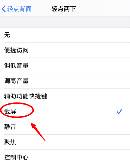 殷都苹果手机维修分享iPhone12如何启用双击截屏 